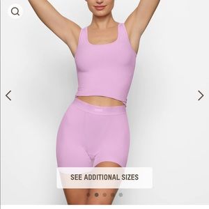 Skims Soft Lounge Boxer in Petal